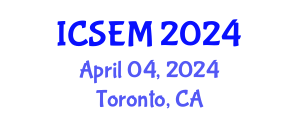 International Conference on Statistics, Econometrics and Mathematics (ICSEM) April 04, 2024 - Toronto, Canada