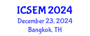 International Conference on Statistics, Econometrics and Mathematics (ICSEM) December 23, 2024 - Bangkok, Thailand