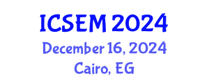 International Conference on Statistics, Econometrics and Mathematics (ICSEM) December 16, 2024 - Cairo, Egypt