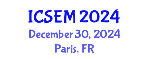 International Conference on Statistics, Econometrics and Mathematics (ICSEM) December 30, 2024 - Paris, France