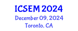 International Conference on Statistics, Econometrics and Mathematics (ICSEM) December 09, 2024 - Toronto, Canada