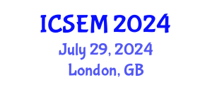 International Conference on Statistics, Econometrics and Mathematics (ICSEM) July 29, 2024 - London, United Kingdom