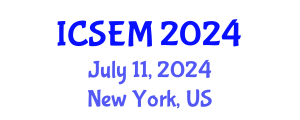 International Conference on Statistics, Econometrics and Mathematics (ICSEM) July 11, 2024 - New York, United States