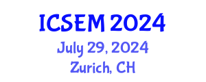 International Conference on Statistics, Econometrics and Mathematics (ICSEM) July 29, 2024 - Zurich, Switzerland