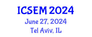 International Conference on Statistics, Econometrics and Mathematics (ICSEM) June 27, 2024 - Tel Aviv, Israel