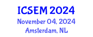 International Conference on Statistics, Econometrics and Mathematics (ICSEM) November 04, 2024 - Amsterdam, Netherlands