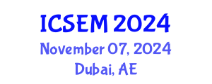 International Conference on Statistics, Econometrics and Mathematics (ICSEM) November 07, 2024 - Dubai, United Arab Emirates