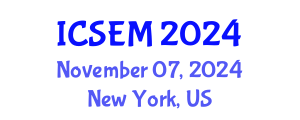 International Conference on Statistics, Econometrics and Mathematics (ICSEM) November 07, 2024 - New York, United States
