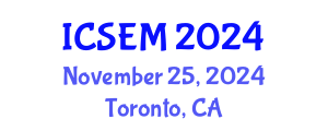 International Conference on Statistics, Econometrics and Mathematics (ICSEM) November 25, 2024 - Toronto, Canada
