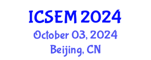 International Conference on Statistics, Econometrics and Mathematics (ICSEM) October 03, 2024 - Beijing, China