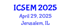 International Conference on Statistics, Econometrics and Mathematics (ICSEM) April 29, 2025 - Jerusalem, Israel