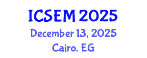 International Conference on Statistics, Econometrics and Mathematics (ICSEM) December 13, 2025 - Cairo, Egypt
