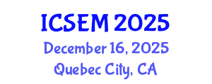 International Conference on Statistics, Econometrics and Mathematics (ICSEM) December 16, 2025 - Quebec City, Canada