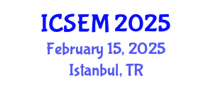 International Conference on Statistics, Econometrics and Mathematics (ICSEM) February 15, 2025 - Istanbul, Turkey