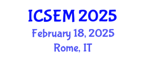 International Conference on Statistics, Econometrics and Mathematics (ICSEM) February 18, 2025 - Rome, Italy