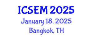 International Conference on Statistics, Econometrics and Mathematics (ICSEM) January 18, 2025 - Bangkok, Thailand