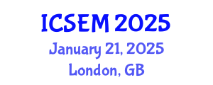 International Conference on Statistics, Econometrics and Mathematics (ICSEM) January 21, 2025 - London, United Kingdom