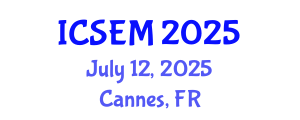 International Conference on Statistics, Econometrics and Mathematics (ICSEM) July 12, 2025 - Cannes, France