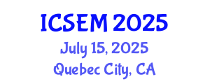 International Conference on Statistics, Econometrics and Mathematics (ICSEM) July 15, 2025 - Quebec City, Canada