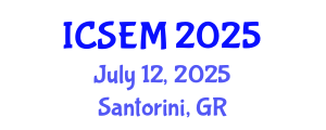 International Conference on Statistics, Econometrics and Mathematics (ICSEM) July 12, 2025 - Santorini, Greece