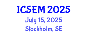 International Conference on Statistics, Econometrics and Mathematics (ICSEM) July 15, 2025 - Stockholm, Sweden