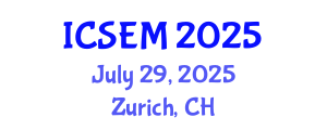International Conference on Statistics, Econometrics and Mathematics (ICSEM) July 29, 2025 - Zurich, Switzerland