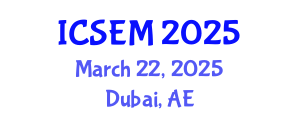 International Conference on Statistics, Econometrics and Mathematics (ICSEM) March 22, 2025 - Dubai, United Arab Emirates