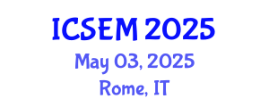 International Conference on Statistics, Econometrics and Mathematics (ICSEM) May 03, 2025 - Rome, Italy
