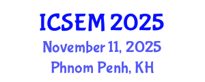 International Conference on Statistics, Econometrics and Mathematics (ICSEM) November 11, 2025 - Phnom Penh, Cambodia