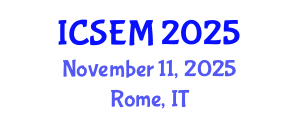 International Conference on Statistics, Econometrics and Mathematics (ICSEM) November 11, 2025 - Rome, Italy