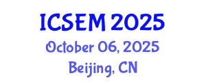 International Conference on Statistics, Econometrics and Mathematics (ICSEM) October 06, 2025 - Beijing, China