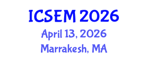 International Conference on Statistics, Econometrics and Mathematics (ICSEM) April 13, 2026 - Marrakesh, Morocco International Conference on Statistics, Econometrics and Mathematics (ICSEM) April 13, 2026 - Marrakesh, Morocco