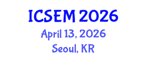 International Conference on Statistics, Econometrics and Mathematics (ICSEM) April 13, 2026 - Seoul, Republic of Korea International Conference on Statistics, Econometrics and Mathematics (ICSEM) April 13, 2026 - Seoul, Republic of Korea