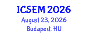 International Conference on Statistics, Econometrics and Mathematics (ICSEM) August 23, 2026 - Budapest, Hungary International Conference on Statistics, Econometrics and Mathematics (ICSEM) August 23, 2026 - Budapest, Hungary