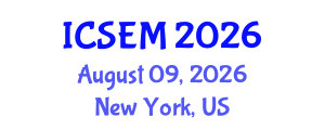 International Conference on Statistics, Econometrics and Mathematics (ICSEM) August 09, 2026 - New York, United States International Conference on Statistics, Econometrics and Mathematics (ICSEM) August 09, 2026 - New York, United States