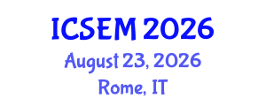 International Conference on Statistics, Econometrics and Mathematics (ICSEM) August 23, 2026 - Rome, Italy International Conference on Statistics, Econometrics and Mathematics (ICSEM) August 23, 2026 - Rome, Italy