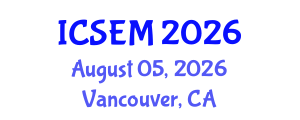 International Conference on Statistics, Econometrics and Mathematics (ICSEM) August 05, 2026 - Vancouver, Canada International Conference on Statistics, Econometrics and Mathematics (ICSEM) August 05, 2026 - Vancouver, Canada