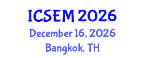 International Conference on Statistics, Econometrics and Mathematics (ICSEM) December 16, 2026 - Bangkok, Thailand International Conference on Statistics, Econometrics and Mathematics (ICSEM) December 16, 2026 - Bangkok, Thailand