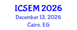 International Conference on Statistics, Econometrics and Mathematics (ICSEM) December 13, 2026 - Cairo, Egypt
