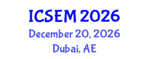 International Conference on Statistics, Econometrics and Mathematics (ICSEM) December 20, 2026 - Dubai, United Arab Emirates