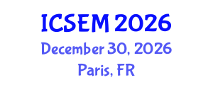 International Conference on Statistics, Econometrics and Mathematics (ICSEM) December 30, 2026 - Paris, France
