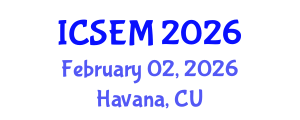 International Conference on Statistics, Econometrics and Mathematics (ICSEM) February 02, 2026 - Havana, Cuba International Conference on Statistics, Econometrics and Mathematics (ICSEM) February 02, 2026 - Havana, Cuba