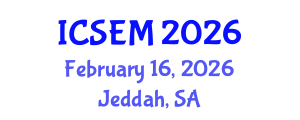International Conference on Statistics, Econometrics and Mathematics (ICSEM) February 16, 2026 - Jeddah, Saudi Arabia International Conference on Statistics, Econometrics and Mathematics (ICSEM) February 16, 2026 - Jeddah, Saudi Arabia