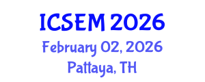 International Conference on Statistics, Econometrics and Mathematics (ICSEM) February 02, 2026 - Pattaya, Thailand International Conference on Statistics, Econometrics and Mathematics (ICSEM) February 02, 2026 - Pattaya, Thailand