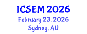 International Conference on Statistics, Econometrics and Mathematics (ICSEM) February 23, 2026 - Sydney, Australia International Conference on Statistics, Econometrics and Mathematics (ICSEM) February 23, 2026 - Sydney, Australia