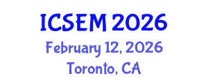 International Conference on Statistics, Econometrics and Mathematics (ICSEM) February 12, 2026 - Toronto, Canada International Conference on Statistics, Econometrics and Mathematics (ICSEM) February 12, 2026 - Toronto, Canada