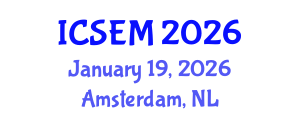 International Conference on Statistics, Econometrics and Mathematics (ICSEM) January 19, 2026 - Amsterdam, Netherlands International Conference on Statistics, Econometrics and Mathematics (ICSEM) January 19, 2026 - Amsterdam, Netherlands