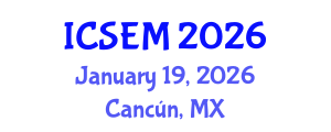 International Conference on Statistics, Econometrics and Mathematics (ICSEM) January 19, 2026 - Cancún, Mexico International Conference on Statistics, Econometrics and Mathematics (ICSEM) January 19, 2026 - Cancún, Mexico