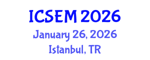 International Conference on Statistics, Econometrics and Mathematics (ICSEM) January 26, 2026 - Istanbul, Turkey International Conference on Statistics, Econometrics and Mathematics (ICSEM) January 26, 2026 - Istanbul, Turkey