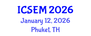 International Conference on Statistics, Econometrics and Mathematics (ICSEM) January 12, 2026 - Phuket, Thailand International Conference on Statistics, Econometrics and Mathematics (ICSEM) January 12, 2026 - Phuket, Thailand